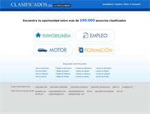 Tablet Screenshot of clasificados.es