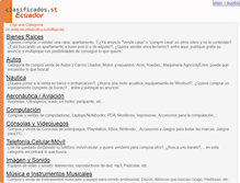 Tablet Screenshot of ec.clasificados.st